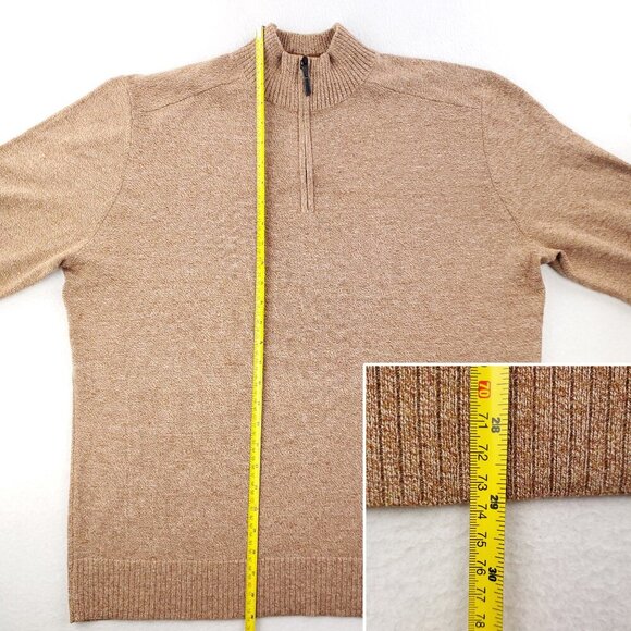 SmartWool Sparwood Sweater Wool Blend 1/4 Zip Lightweight Stretchy Men's XL - Picture 6 of 12